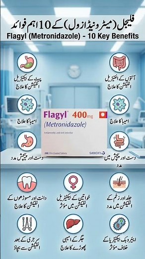 Flagyl Tablet Uses & Benefits Explained #health #doctor