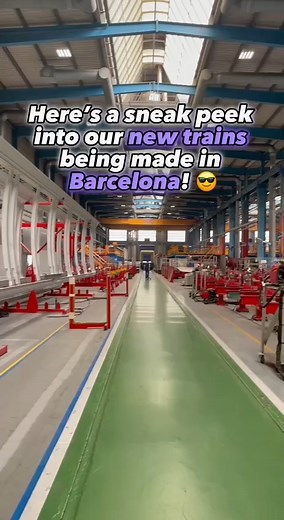 Hola from Barcelona! 🇪🇸 Here’s an exclusive #BTS look into one of our new trains’ body shell taking shape! 😎 Do you know which rail line this ✨ new ✨ train will be deployed on? #StayTuned to find out! 😉 #ThereRailBeMore | Land Transport Authority – We Keep Your World Moving