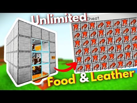 UNLIMITED FOOD AND LEATHER FARM IN MINECRAFT 1.20 (tutorial)