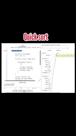 DSA day -28 | Quick sort implementation in java #dsa #coding #students