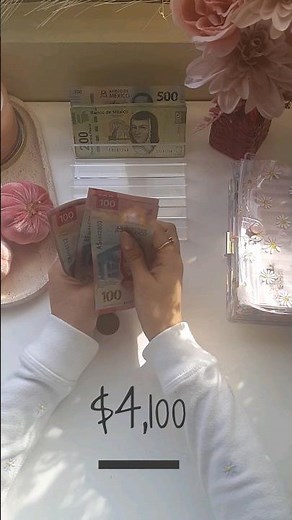 Conteo de dineritos 💵 #finanzaspersonales #dinero #asmr