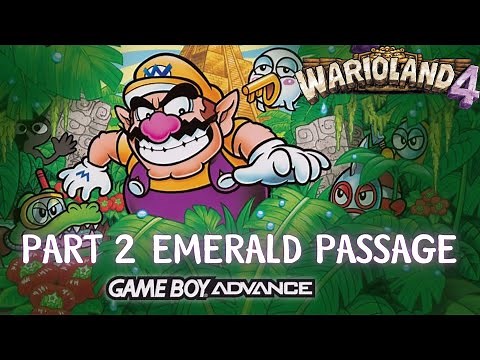 Wario Land 4 (GBA): Emerald Passage - All Levels (Gameplay/Walkthrough)