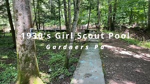 Exploring the 1930's Girl Scout Camp Mountain Pool in Gardners PA | Wandering Out Yonder