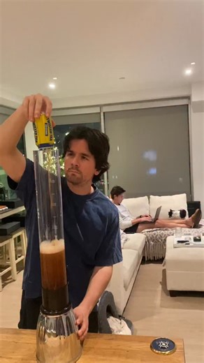 Could Be The Move on Instagram: "Casual Beer Tower. @gavin.mchughh @dpowers20 @twistedtea"