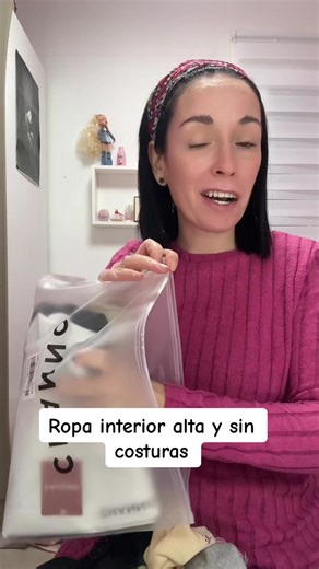 6 piezas de ropa interior altas y sin costuras #ropainterior #ropafemenina