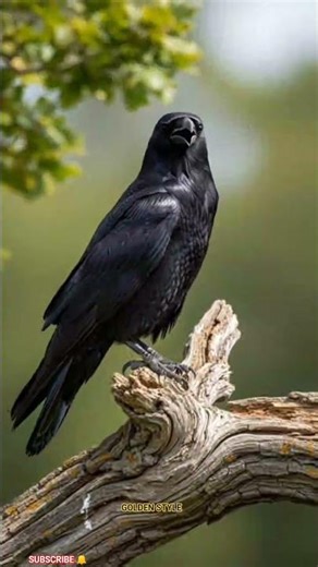!! COMMON RAVEN !! 🐦☠️“ये काला पक्षी इंसानों से भी ज़्यादा चालाक है,😱 #shorts #subscribe #youtube