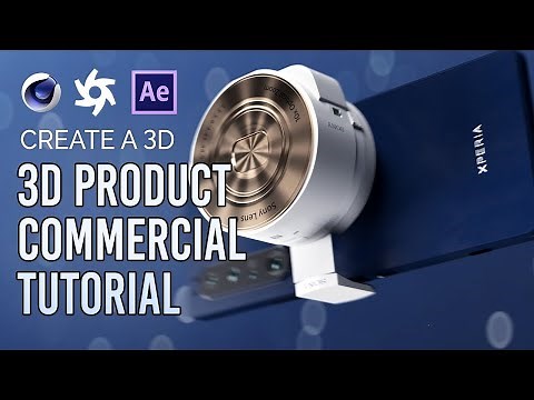 3D Product Commercial Tutorial | C4D Tutorial & Octane Render