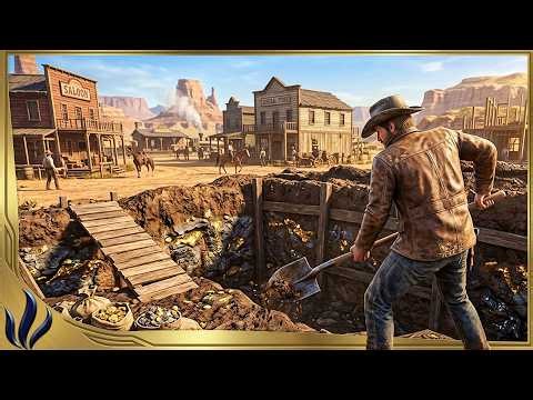 DIG and BUILD a city in the WILD WEST (Wild West Miner Simulator)