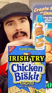 53K views · 1.3K reactions | Irish Try 'CHICKEN IN A BISKIT' For First Time!! with #LeatherJacketGuy ☘️ FULL VIDS on @AreYaHavingThat Channel YOUTUBE  #Irish #IrishTry #IrishPeopleTry #chickeninabiskit #chicken #southernfood #southern #American #snacks #cheese #Comedy #Ireland #America #funny #AreYaHavingThat | AreYaHavingThat | Facebook