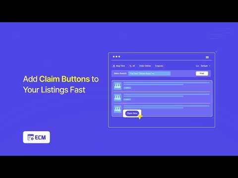 How to Use the Easy Content Manager Claim Add-on to Let Users Claim Listings