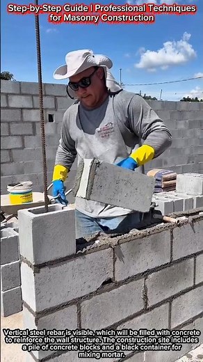 Step-by-Step Guide | Professional Techniques for Masonry Construction