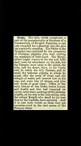 Tent: Encyclopedia of Freemasonry By Albert G. Mackey