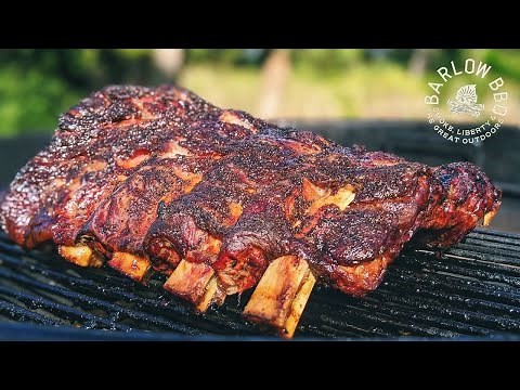 Beef Back Ribs on the Weber Kettle Grill | Barlow BBQ