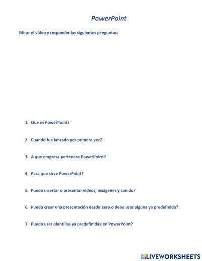 Powerpoint - 0 worksheet