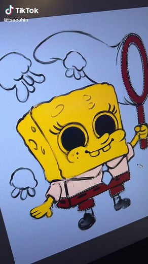 SpongeBob Squarepants Art Drawing Video