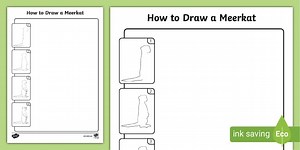 How to Draw a Meerkat
