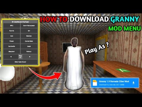 HOW TO DOWNLOAD PLAY AS GRANNY MOD MENU | GRANNY NEW MOD MENU #granny #modmenu #hack #viralvideo