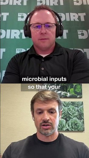 You need carbon and microbial inputs when growing produce