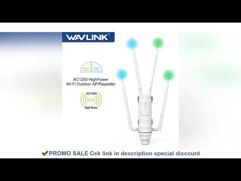 Wavlink Outdoor WiFi Range Extender Wireless Access Point Dual Band 2.4G+5Ghz High Power Wifi Router