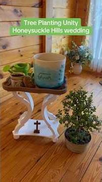 Unity Ceremony Tree Planting in the chapel at Honeysuckle Hills in Pigeon Forge