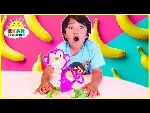 Pull My Finger Monkey game with Ryan ToysReview!!!