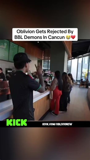 Oblivion Gets Rejected By BBL Demons In Cancun 😭💔 #fyp #viral #oblivion
