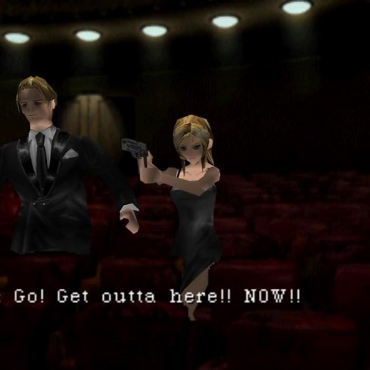 Parasite Eve 4K #HQ scene 02. First fight - #quality classic AR #PGXP #remastered #PE1 #PS1 retro