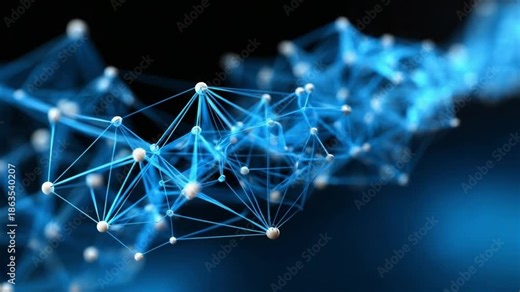 Digital Network: a visual representation of interconnected digital network, showcasing the complex web of data transfer and communication in the digital realm.