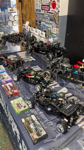 開発中の商品もチラ見せ‼️ 展示の説明練習中✨ #rccar #ラジコン #rcdrift #ラジドリ #rc #ドリラジ #tamiya #タミヤ #mrc | MRC【Matrix Racing Club】