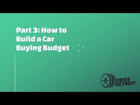 Drive Detroit Car Buying Education. #cars #budgeting