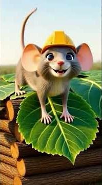 Tiny Mouse Builds an Amazing House | Mini Construction Adventure