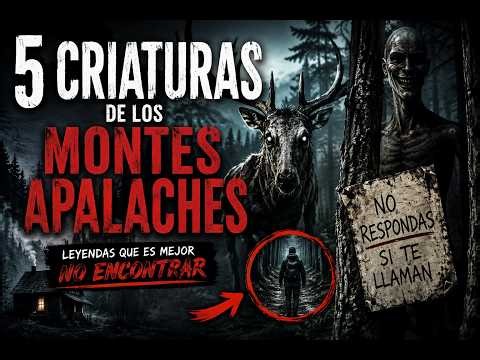 Top 5 CRIATURAS Y LEYENDAS DE LOS MONTES APALACHES | Python X