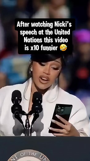 After watching Nicki’s speech at the United Nations this video is x10 funnier 🤣 #CardiB #NickiMinaj #UnitedStates | TrendPop