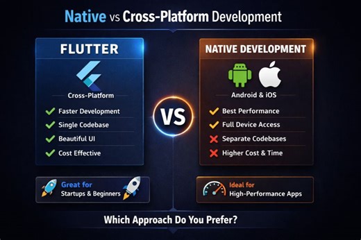Native vs Cross-Platform Development: Flutter vs Native | Pushkar Jha posted on the topic | LinkedIn