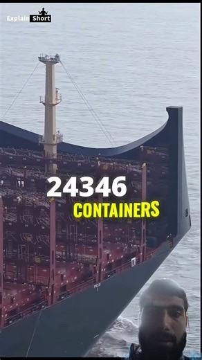 “The World’s Largest Cargo Ship – Bigger Than Titanic! 🚢 | MSC Irina Explained” #ship #msc #fact