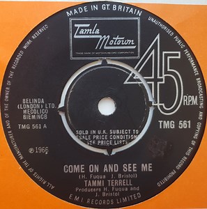 Tammi Terrell – Come On And See Me / Baby Dontcha Worry (1966, Vinyl)