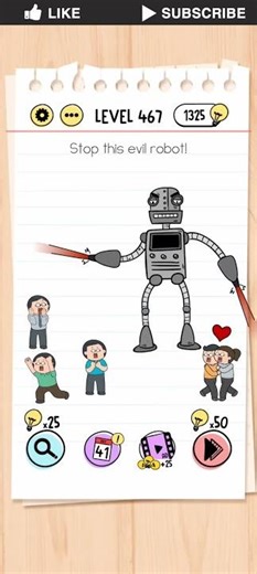 brain test tricky puzzles level 467 answer #gameplay #games #gaming #braintestlevels #puzzle