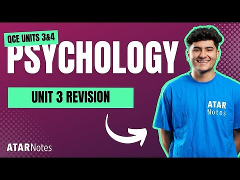 QCE Psychology 3&4 Unit 3 Revision Lecture