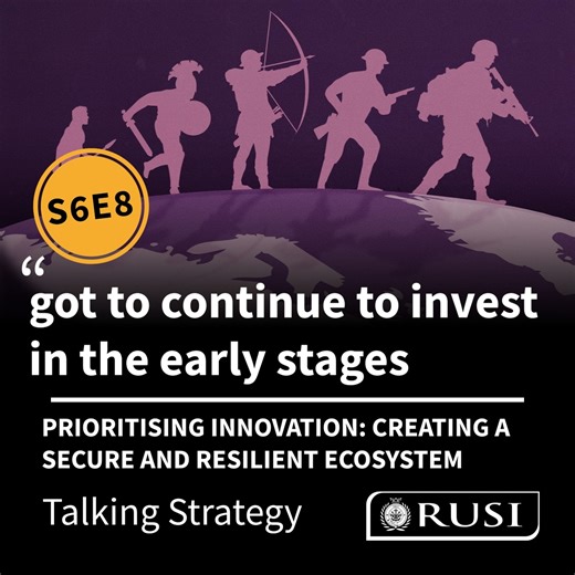 🎙️Tune in to the latest Talking Strategy episode, where we explore how Western nations are evolving their strategies - from historic Cold War approaches to today’s cutting-edge innovations in technology and defence: https://bit.ly/4pjXumN | RUSI - Royal United Services Institute for Defence and Security Studies