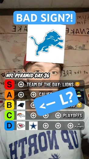 NFL Pyramid Challenge (Day 26) 🦁