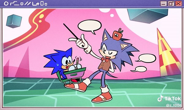 Rewrite Sonic with Sonk and Amy Characters