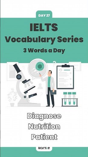 3 IELTS Words for Health & Medical Topics – Diagnose Nutrition Patient | Learnivo English #ieltstips