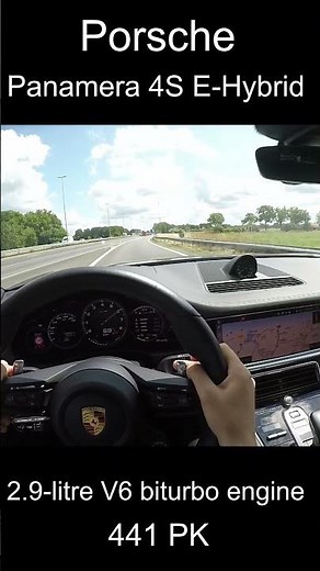 Panamera 4S E-hybrid 0 - 100 launch
