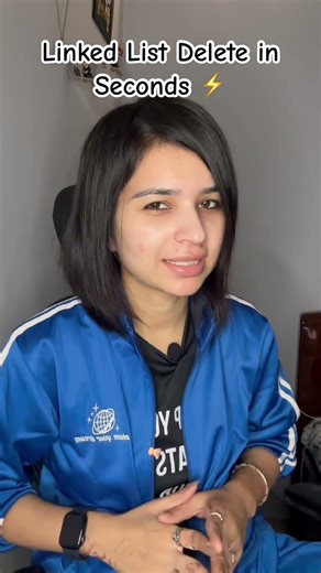 Linked List Delete in Seconds ⚡ #codewithneha