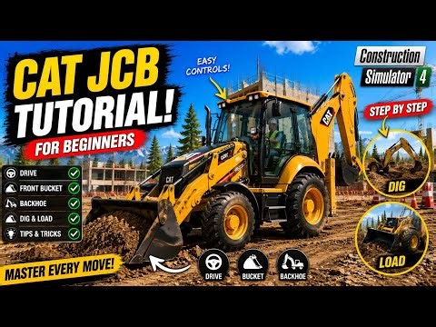 Construction Simulator 4 Beginner Tutorial 😳 Master Every Move!