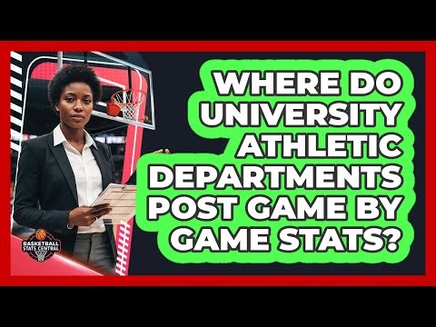 Where Do University Athletic Departments Post Game By Game Stats?