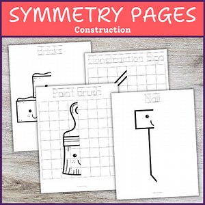 Construction Symmetry Worksheets