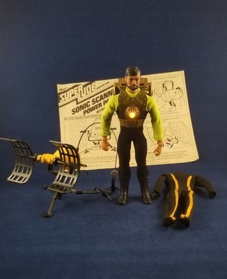 Rebuilt 1977 Hasbro GI Joe Super Joe Commander with working vest & sonic scanner | eBay