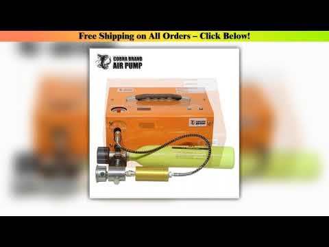 COMbar 4500Psi 300Bar 12V 220V 110V PCP Air Compressor High Pressure Pump Compressor Transformer