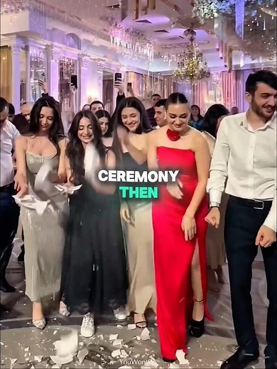 This wedding tradition destroys every dish and the chaos is absolutely beautiful ❤️